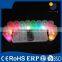ABS pillar flamless rechargeable colorful candle with stand and remote control
