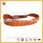 wrapped buckle fashion braided weave belt for girl