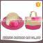 Multiform Color 3 Flowers Above Hawaii Beach Style Girl Woven Handbag