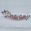 Fashionable small felt embroidery tag