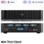 CE ROHS Certificate N44-J1900T1 Barebone Wholesaler Mini Fanless Desktop PC Thin Client