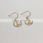 Trend earring 2016 earring hypoallergenic peace symbol earring women