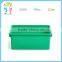 5 inch new pp eco-friendly green plastic box snacks sundries storage container