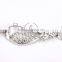 18KGP platinum plated white crystal rhinestone Austria crystal elements women bangle bracelet fashion jewelry B005