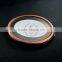 55x81mm setting metal oval blank base bezel vintage style copper red compact pocket mirror tray glass cabochon 1991018