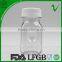Hot sale empty clear 100ml square PET bottle for juice packaging