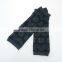 Custom made hot-sale knitted embroidery five fingers gloves