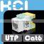 RJ45 Super Cat6 UL 180 Degree Unshielded UTP Modular Keystone Jack