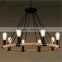 Personalized American country antique chandelier 6 8 rope light restaurant dining room chandelier
