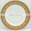 wholesale bone china dinner plates/white and gold plates/ceramics gift plate
