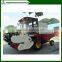 Rubber-tyred small wheat combine harvester machine