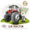 China famous SJH135hp 4wd farm wheel tractor with implements