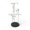 Tonvic 4 Tiers Rotating Iron Jewelry Holder Jewelry Display Stand Organizer