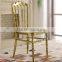 Quality Polished Champange Gold Stainless Steel Luxury Modern Chiavari Chair LQ-SSC001C