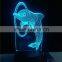 3d illusion light custom logo included led projection lamp socket