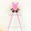 factory price lovely New design animal shape silicone kids chopstick holder giant panda chopstic holders