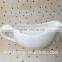 Stocked tableware wholesale ceramic sauce boat