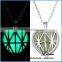 Magic Round Fairy Locket Pendant Gift Luminous Glow in the Dark Necklace