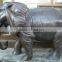 Large Outdoor Animal Decoration Thailand Elephant Statue Bronze
