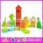 2015 Blocks Trolly wooden educational toy for kids,Wooden building blocks sorter trolly toy,Pull wooden block trolly toy W13C021