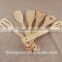 2017 GOOD QUALITY BAMBOO COOKING SETS 6PCS UTENSILS COOKING SETS