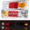 2016 new 12V 24V LED light Rear Turn Signal Truck Trailer Caravan Led Trailer Tail Lights Stop Rear Tail Indicator Light