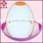 Hot Selling Plastic Oval/Egg Shape Salad Bowl