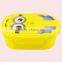 Minions Kids Plastic Sublimation Lunch Box With Lock