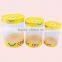 3Pcs Plastic Canister Set