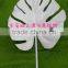 Artificial monstera deliciosa leaf ,sliver golden glitter leaves,wedding decoration