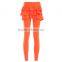 Hot Selling Red Blue Black False Two-piece Pant Legging with skirt Women's Fashion Leggings With Mini Skirts