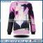latest design tracksuit crewneck sweatshirt sport wear for women 2016