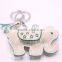 Keychain wholesale price custom animal shaped leather key chain