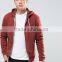 High Quality Custom Long Sleeve lum Men's 77% Cotton 23% Polyester Jersey Casual Plain design With Hood Zipper Hoodies