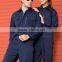 Unisex Navy Blue Cotton Twill With Zip Flap Buttons Work Jacket