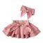 Summer Hot Sale Cute Baby Mini Skirt With Matching Headband