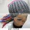 Fashion Most Popular 100%acrylic Crochet Knitted Stripe Hot Cap for Winter in Stock Now!