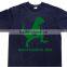 2017 China Manufacturing Custom Design dinosaur Printing Men's T Shirt