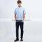 plain blue polo with chest pocket 100 percent cotton mens polo shirts t-shirt