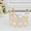 Dubai fashion jewelry 2015 heart hollow bangle with factory direct sale