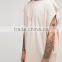 Super Oversized T-Shirt for Men Fashion Streetwear Sleeveless T Shirt Hoodie Deep Raw Cut cotton Plain Pullover Hoodie