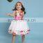 High quality cotton lining tulle layered flower girl dress
