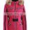 New design women nylon colourful snow ski jacket