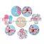 Cstom Scrapbooking Mixed At Random Two Holes Butterfly Pattern Wood Sewing Button