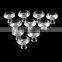 2017 Hot Sale 10 Pcs/Pack 30mm Diamond Shape Crystal Glass Drawer Cabinet Knobs Pull Handles Door Wardrobe Hardware Accessories