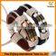 2016  Mens Jewelry Magnetic Leather Bracelet
