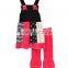 wholesale summer July 4th gallus with stars style baby girl clothing