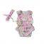 2017 New Design Newborn Baby Elephant printing Romper vintage baby clothes BR010