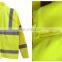 Hot selling skin-friendly Polar fleece fluorescent yellow reflective jacket