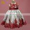 ED2918 Real Sample Ball Gown Sleeveless Lace Flower Girl Dress Patterns